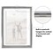 Americanflat Floating Aluminum Picture Frame - Sleek Aluminum Photo Frame for Wall Display - Black Metal Molded Frame - Shatter Resistant Glass - Hanging Hardware